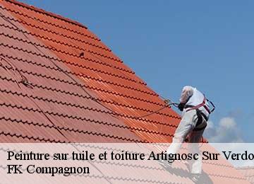 Peinture sur tuile et toiture  artignosc-sur-verdon-83630 FK Compagnon