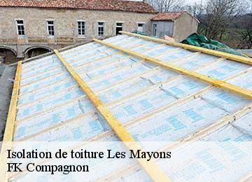 Isolation de toiture  les-mayons-83340 FK Compagnon