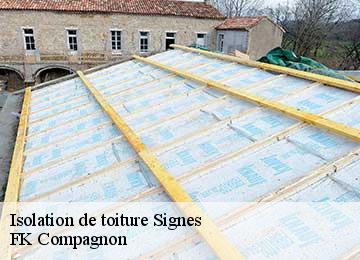 Isolation de toiture  signes-83870 FK Compagnon