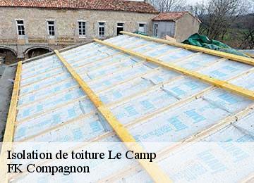 Isolation de toiture  le-camp-83330 FK Compagnon